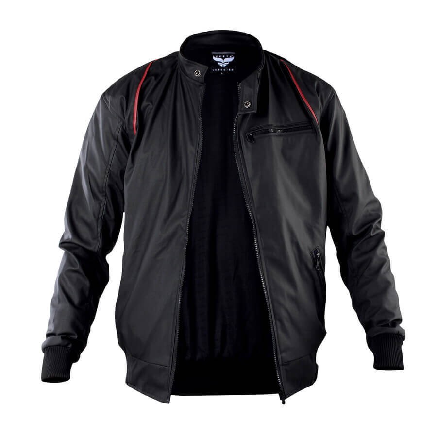 Jacket Kulit pria /Jaket motor Anti angin-Windproof Distro Original Bankers Bandung