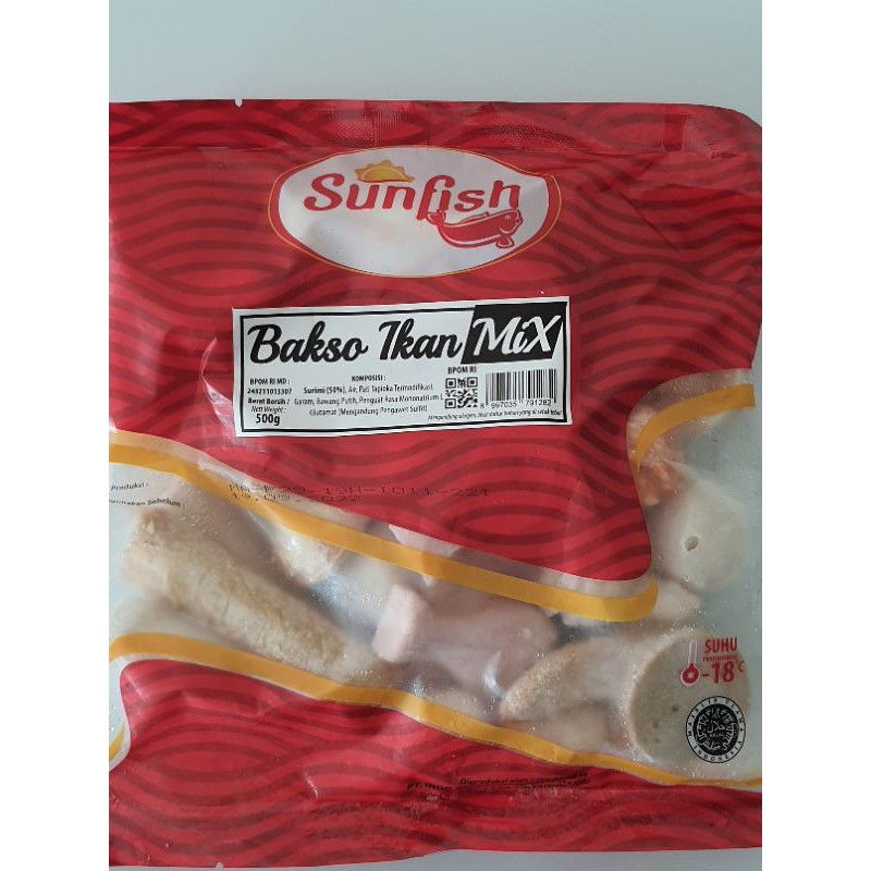 

Bakso ikan mix 500gr SUNFISH