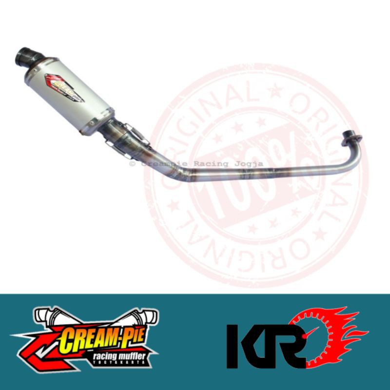 Knalpot Creampie Galvanish Oval Yamaha Jupiter Z 100% Asli