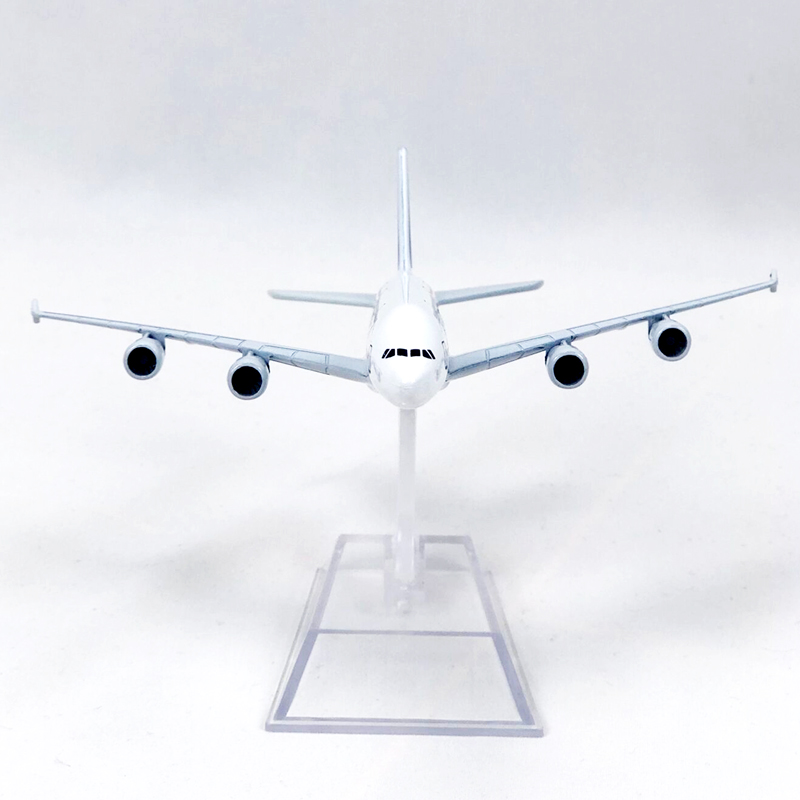 Miniatur Diecast Pesawat Air France A380 Airbus 380 Bahan Alloy Solid Ukuran 16CM Untuk Koleksi