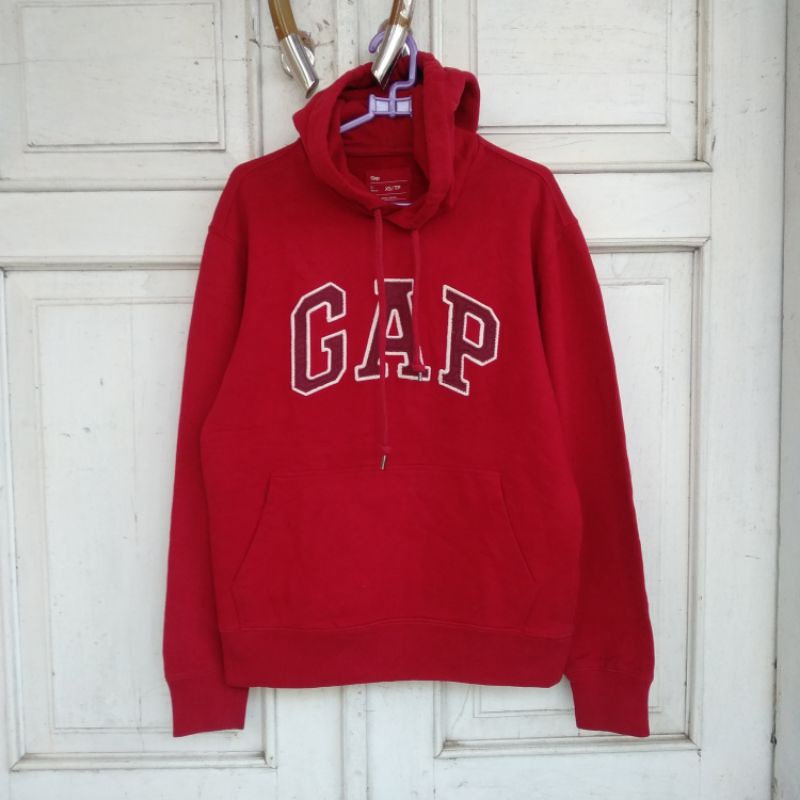 GAP Merah Hoodie second original like new