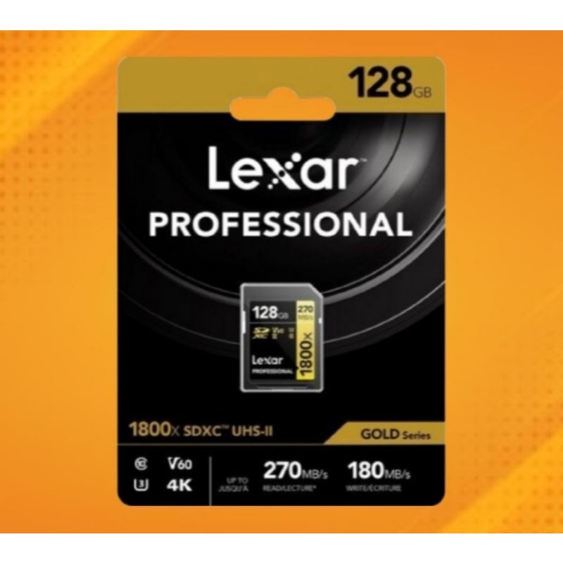 memory lexar 128GB gold