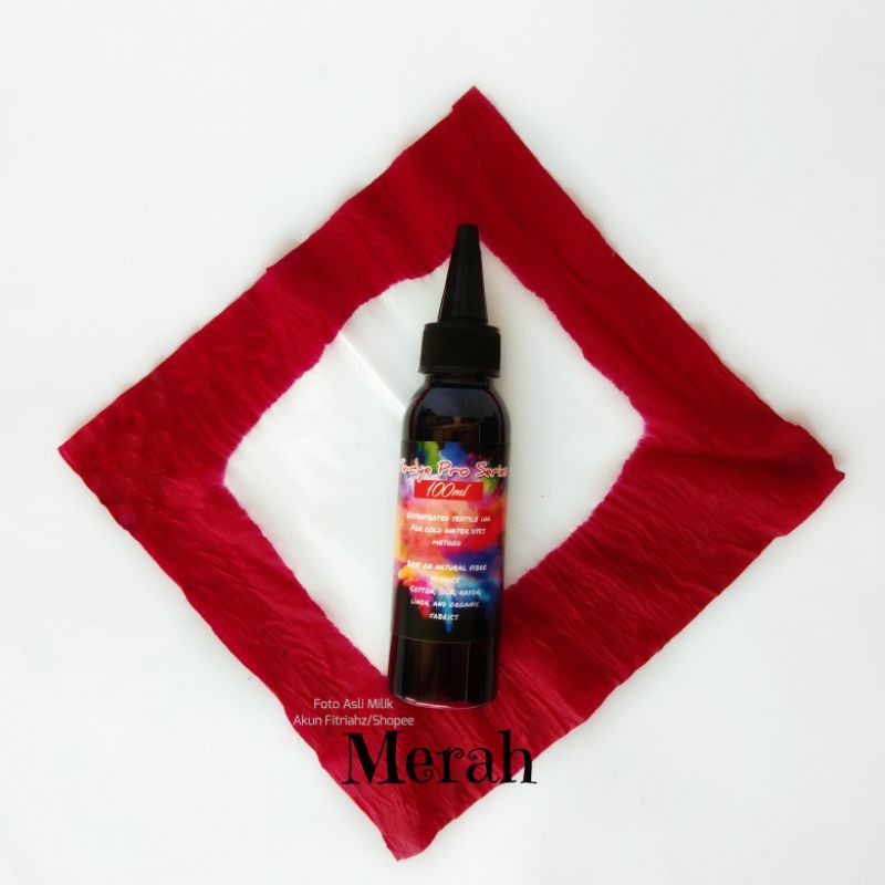 4 Pcs TieDye @250ml Pro series Tie dye Kit pewarna tekstil kain kaos diy jumputan shibori remasol