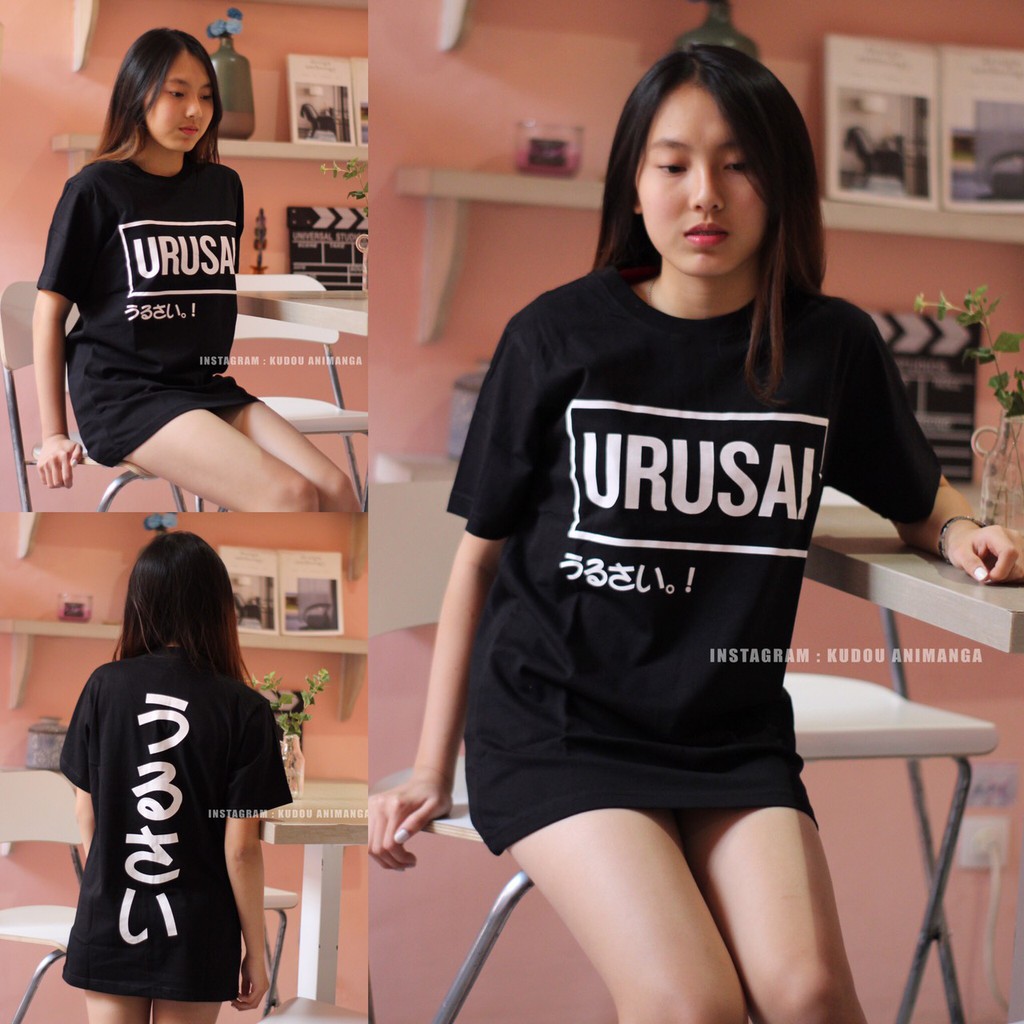 Kaos Urusai Japan Premum cotton combed