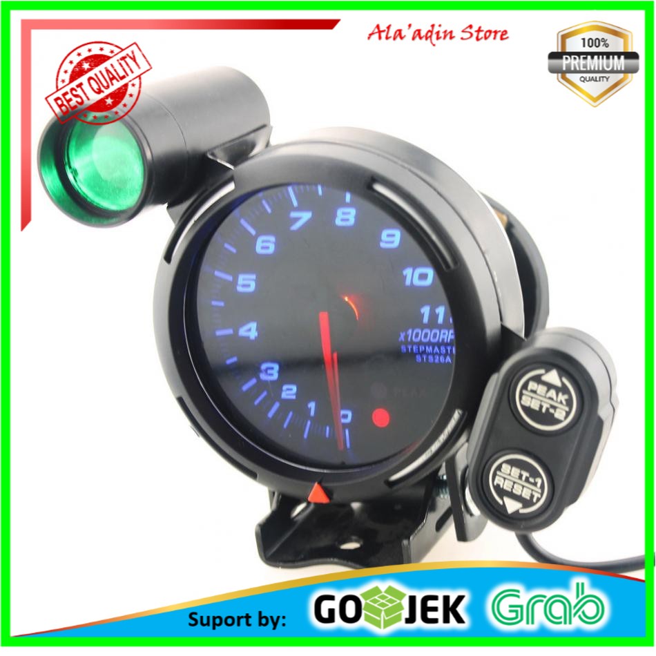 Cuci Gudang Takometer Defi BF 7 Warna 3.75 - Tachometer Defi BF 3.75 Universal