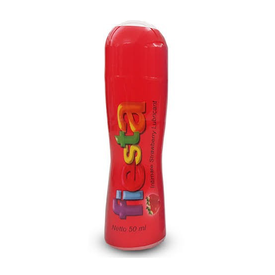 FIESTA STRAWBERRY LUBRICANT GEL 50 ML (PRIVASI AMAN)