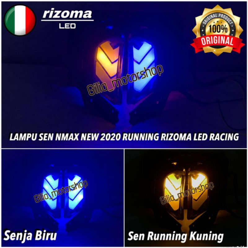 Sen LED Nmax New Lampu Sen LED Depan Nmax New 2020-2021 Rizoma LED Sen Running -Flash