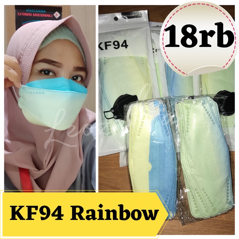 KF94 Rainbow Masker Medis kn95 kf94