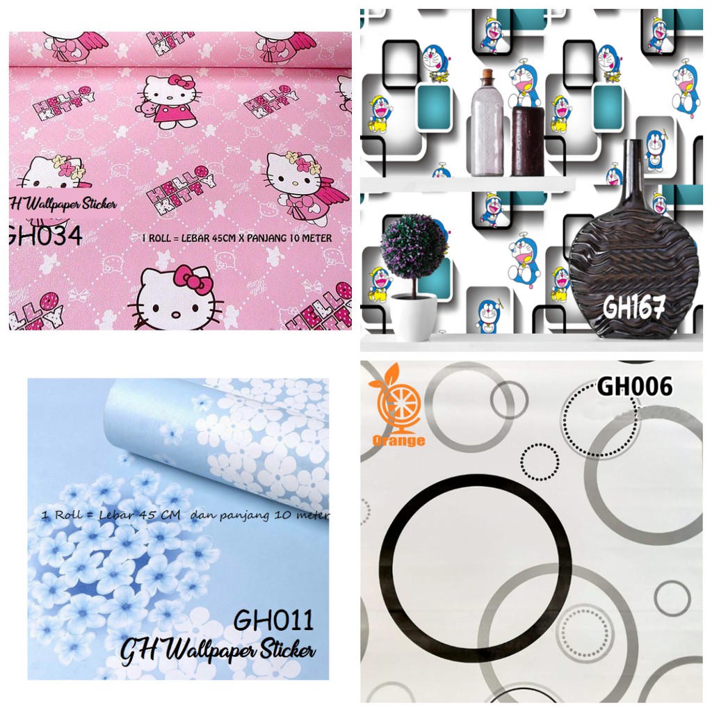 Jual Wallpaper Dinding 3D Dekorasi Dinding Elegant Stiker Dinding