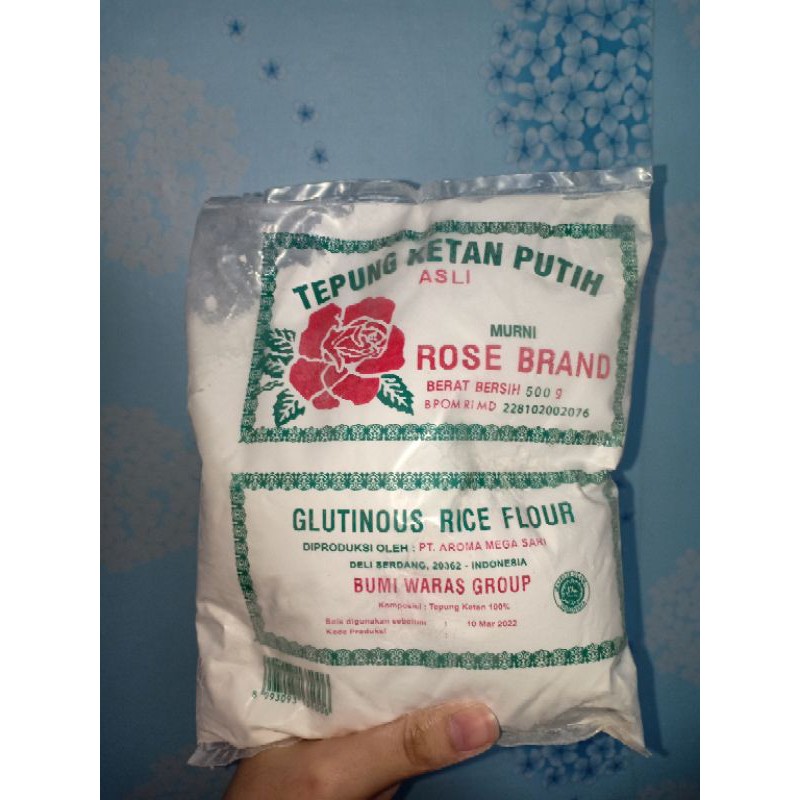 

Tepung ketan putih rose brand 500 gr