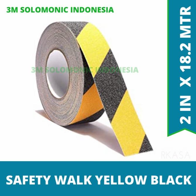 

safety walk tape anti slip tangga / yellow black
