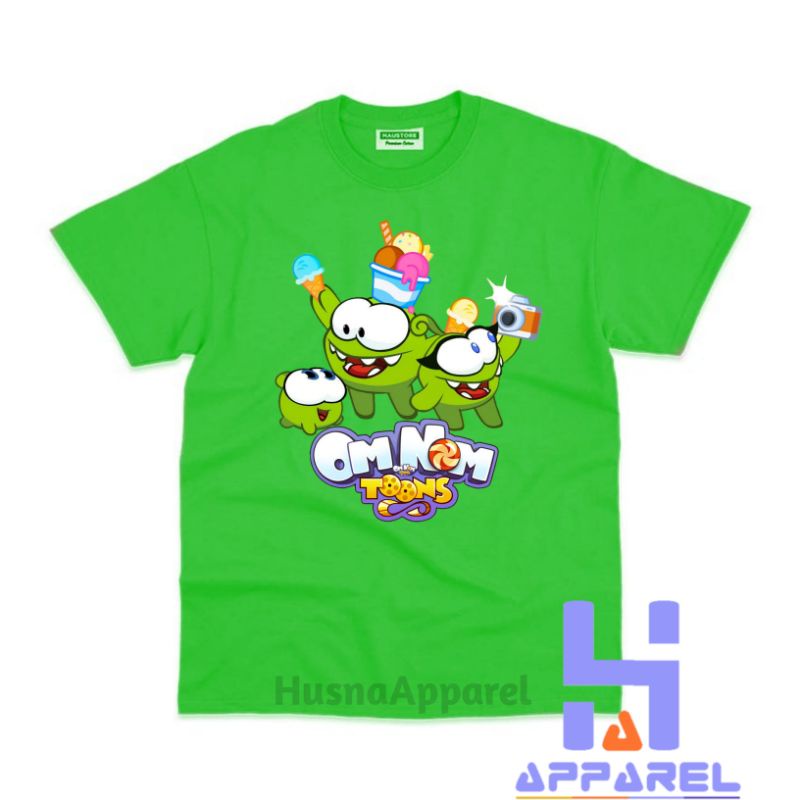 BAJU ANAK KAOS ANAK OM NOM TOONS
