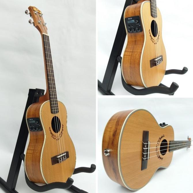 Ukulele Tenor Elektrik Solid Original By Cowboy
