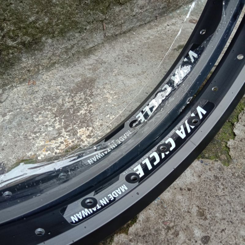 rims sepeda velg sepeda double wall 3cm bmx viva cycle