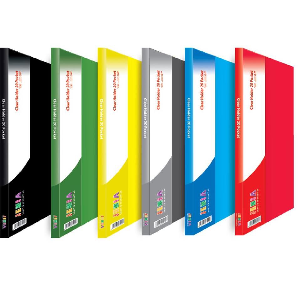 

READY STOK ! Clear Holder 40 poket Polos Folio