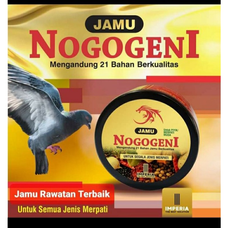 JAMU NOGOGENI KHUSUS MERPATI IMPERIA