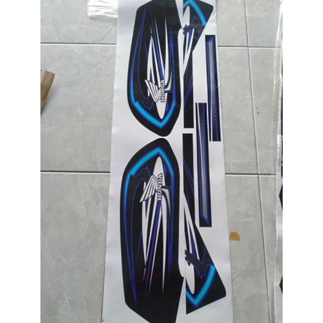 Striping variasi gl pro gl max grafis biru