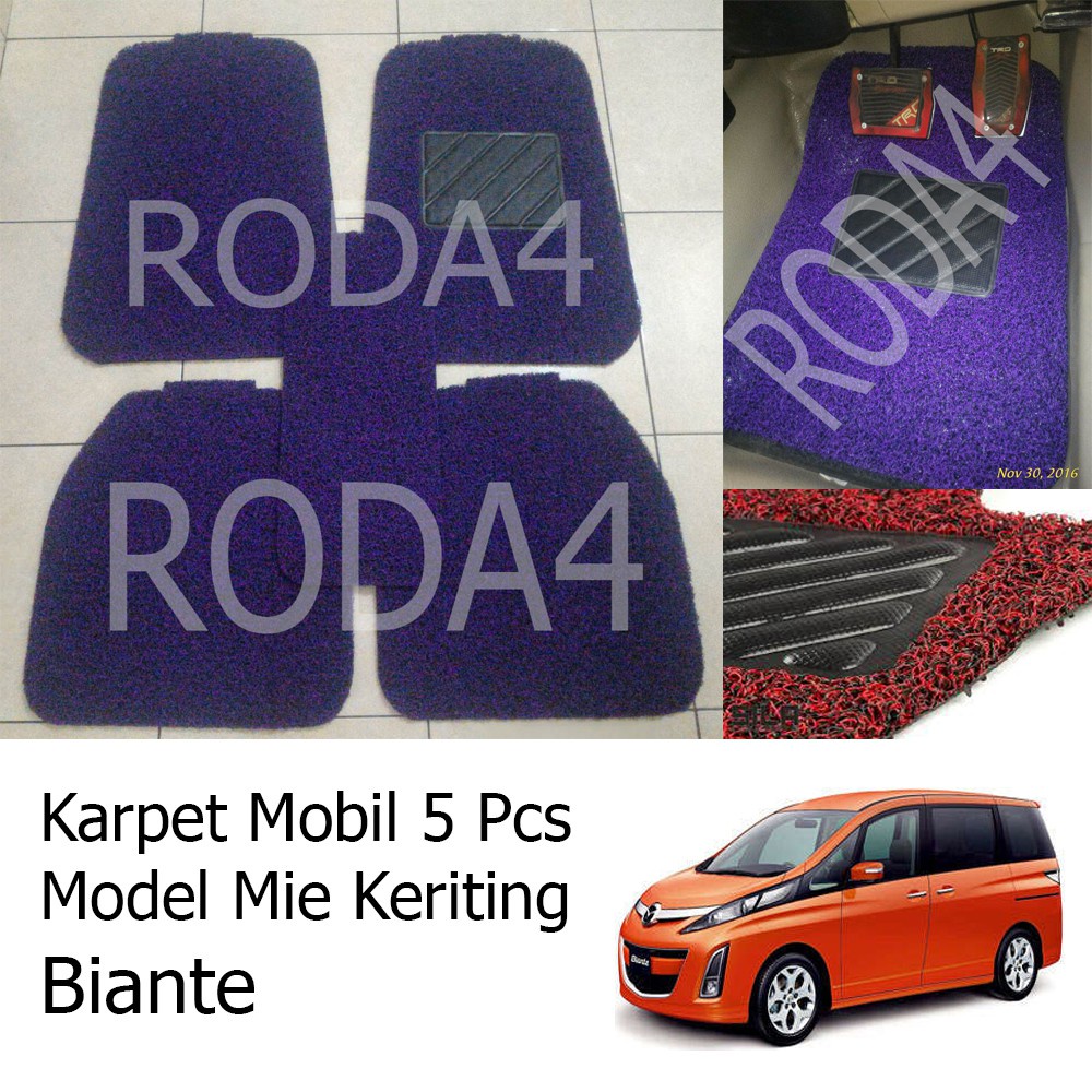 Karpet Mobil / Car Carpet / Floor Mats Universal Model Mie Keriting Biante