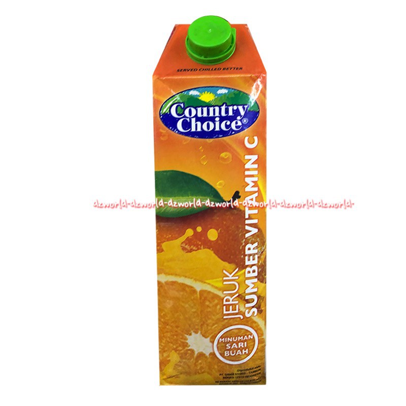 Country Choice 1L Jeruk Apel Mangga Buah Jambu Minuman Sari Buah Fruit UHT Siap Minum