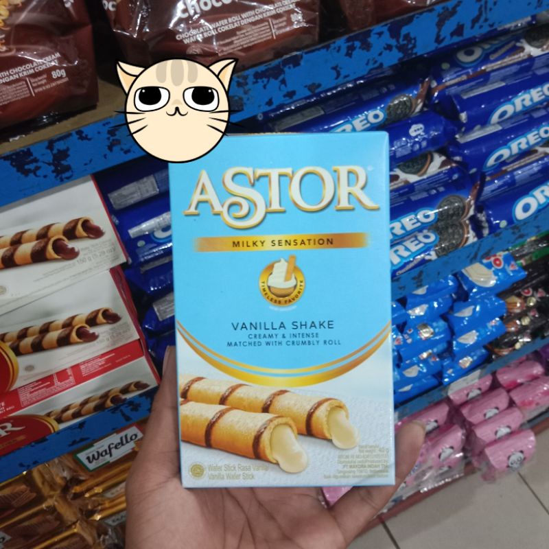 

Yummer l Snack camilan ASTOR Vanilla Shake Roll
