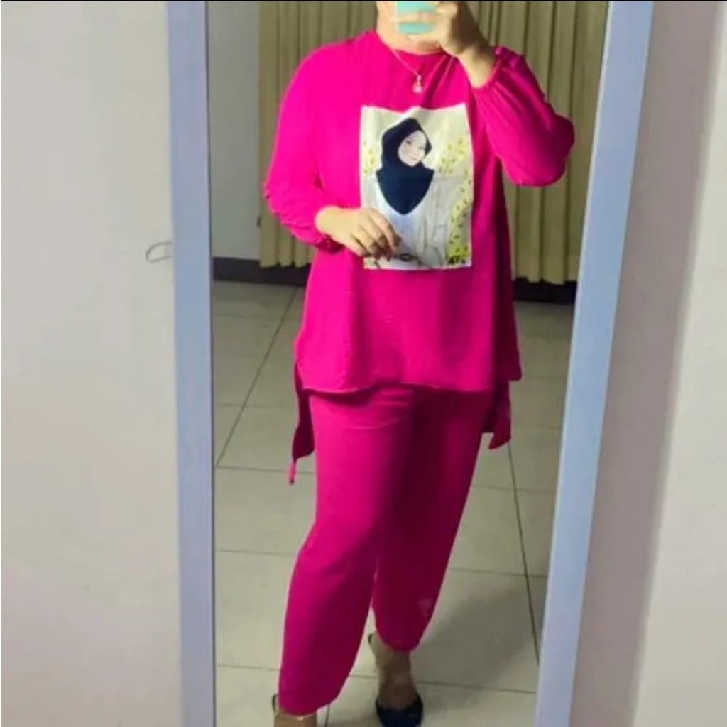 SETELAN DIGITAL PRINTING CRINKEL // ONE SET SABLON CRINKEL AIR FLOW PREMIUM //SETELAN OVERSIZE//KIRANA SET CRINKEL