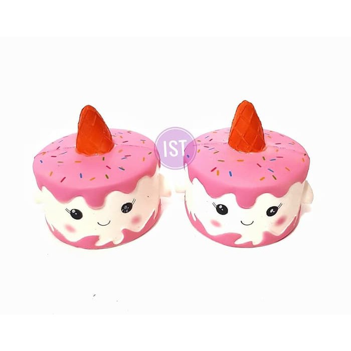 

MAN 106Squishy Murah Tart Horn Whale White Cake