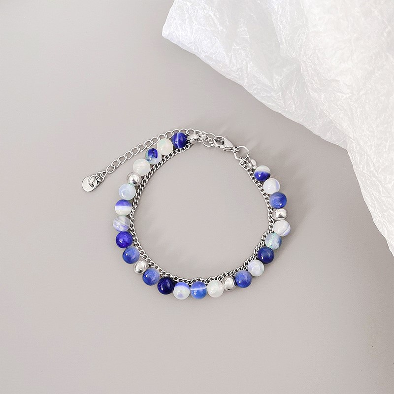 Gelang Manik-Manik Model Double layer Untuk Wanita