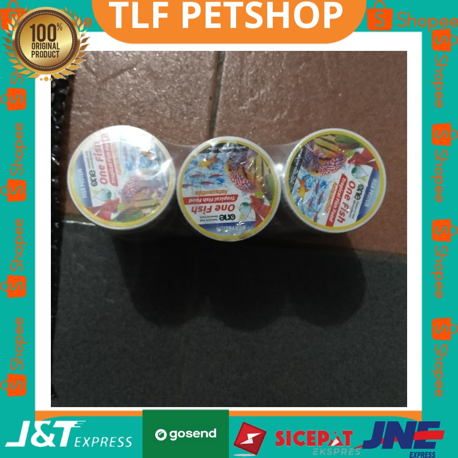 

ONE FISH TROPICAL FISH FOOD COMPLETE NUTRITION MAKANAN IKAN PAKAN IKAN ORIGINAL (REKOMENDASI SHOPEE)