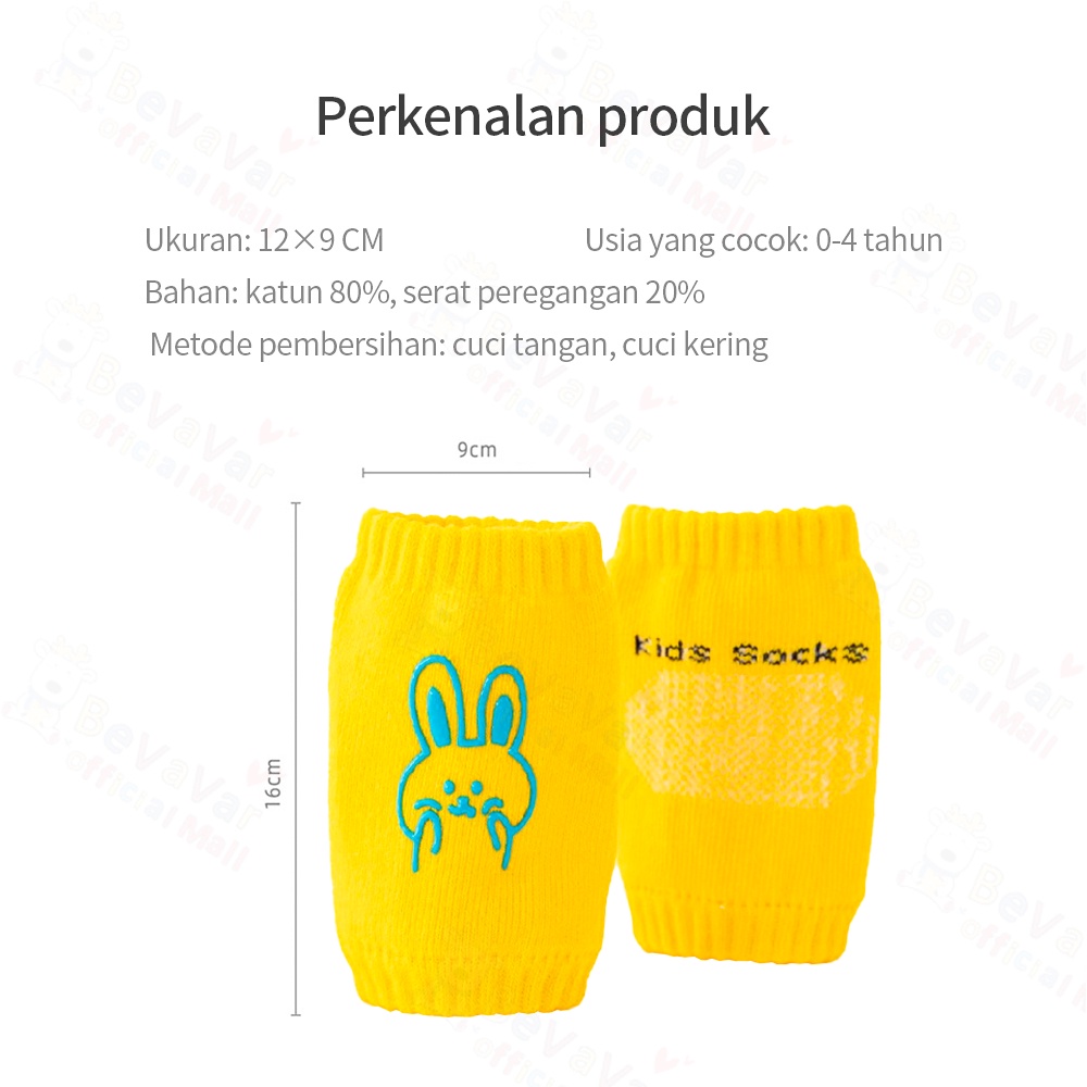 BEVAVAR Pelindung Lutut Bayi Anti Slip  / Kneepad Anak Bayi Untuk 0-4 Tahun