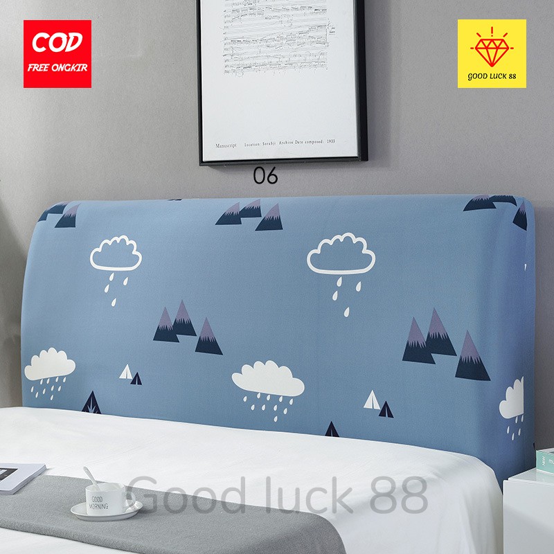 Sarung Sandaran Tempat Tidur Headboard Springbed Ukuran 120 x200 dan 200x200