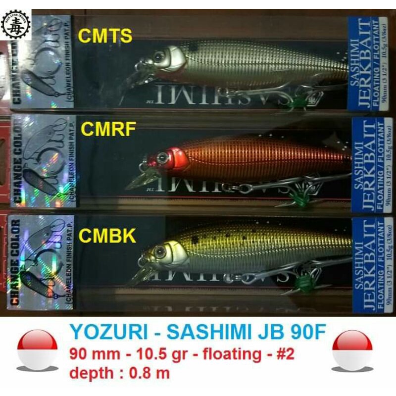 YOZURI - Sashimi Jerkbait 90F