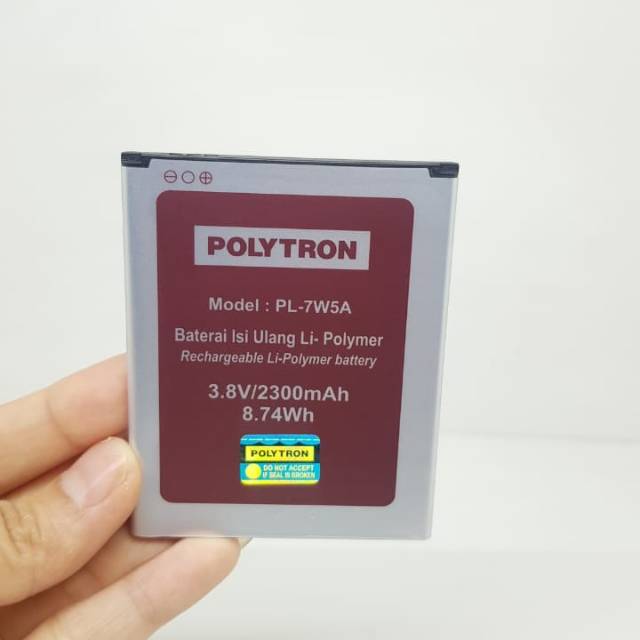 Baterai Polytron Rocket T6 Batre Polytron R2509 Batre Polytron PL7W5A PL-7W5A 2300mAh