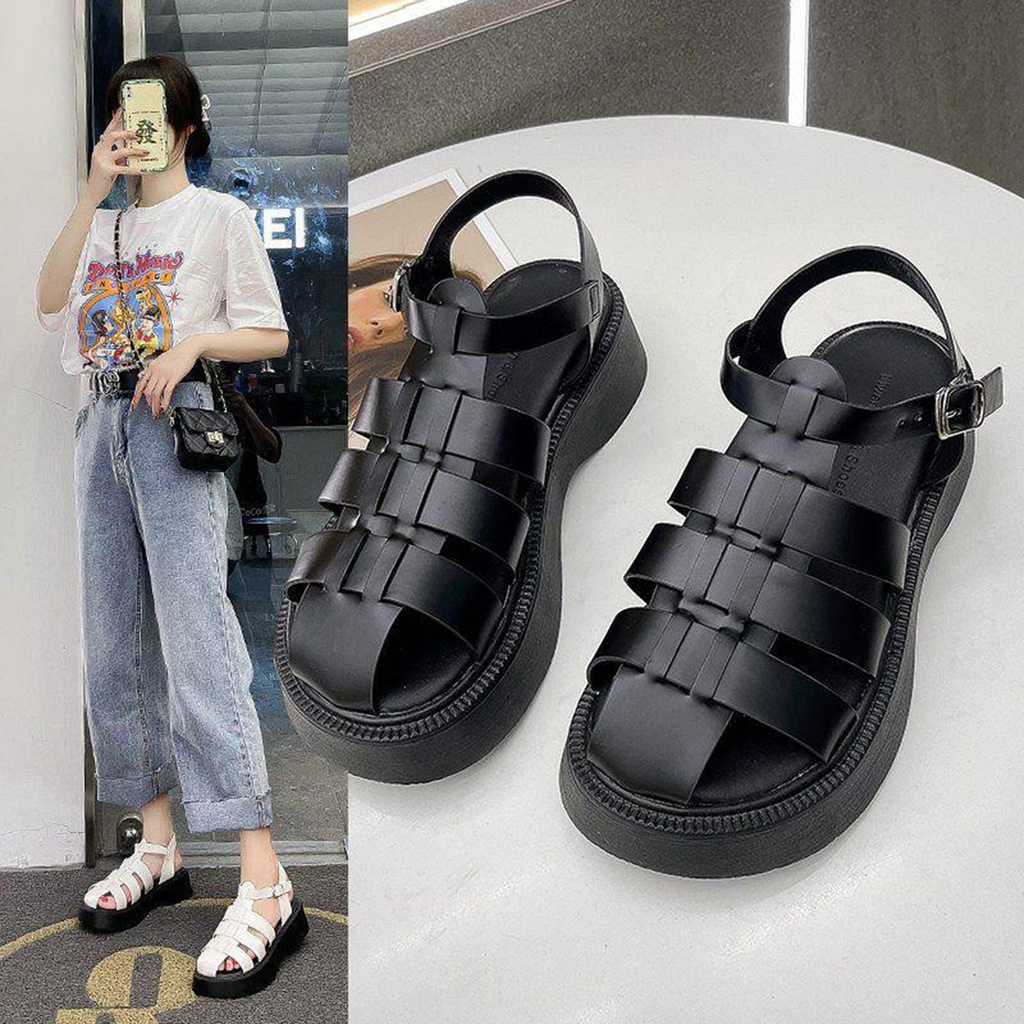 Sandal Slop Tali Wanita Original Sendal Slip On Cewek Sendal Gunung Outdoor Anti Slip Sepatu Sendal Kasual Import