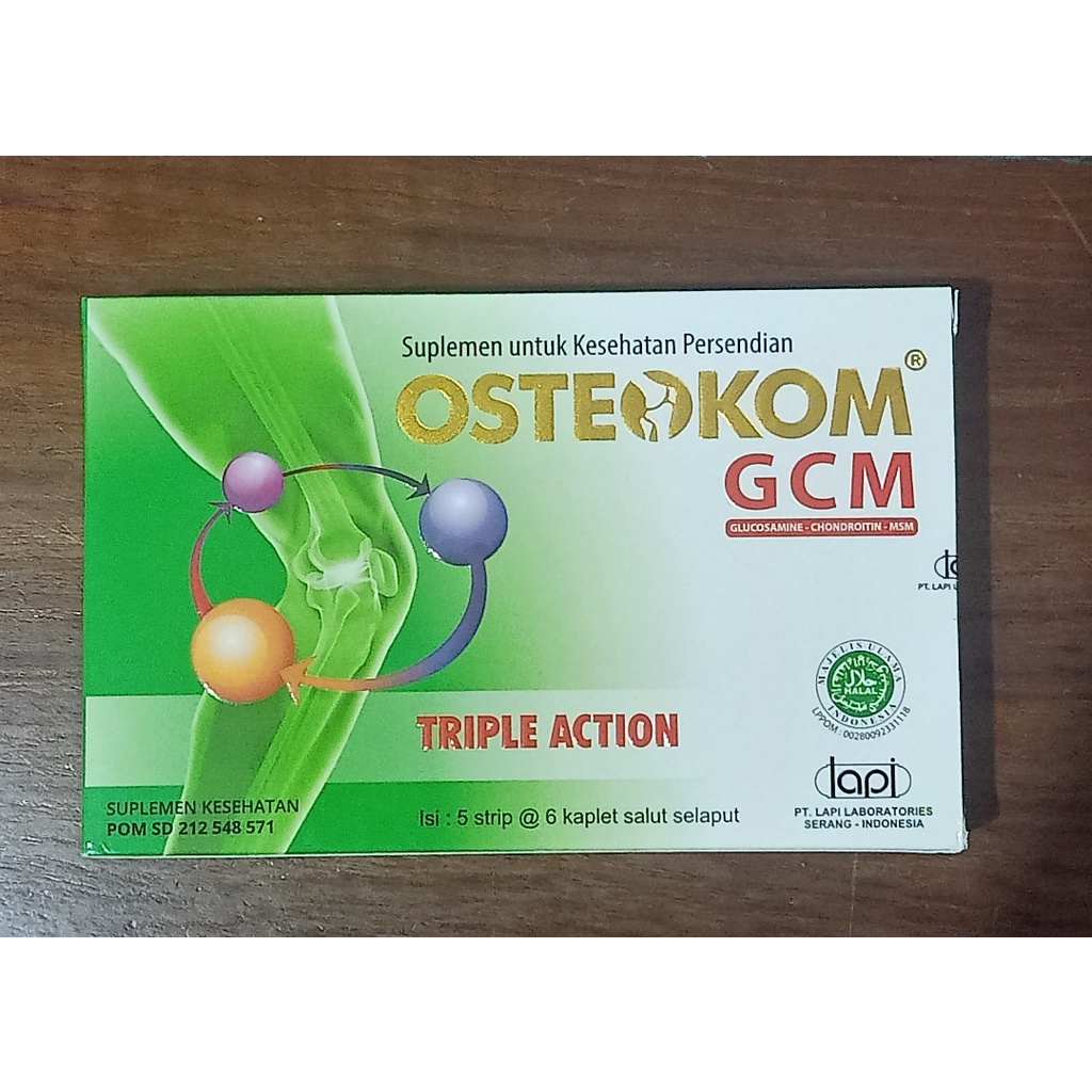Osteokom - Box ( Isi 5 Strip @6 tab)