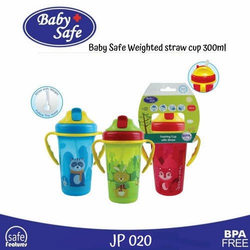 Baby Safe Training Cup With Straw 6m+ 300ML - JP020