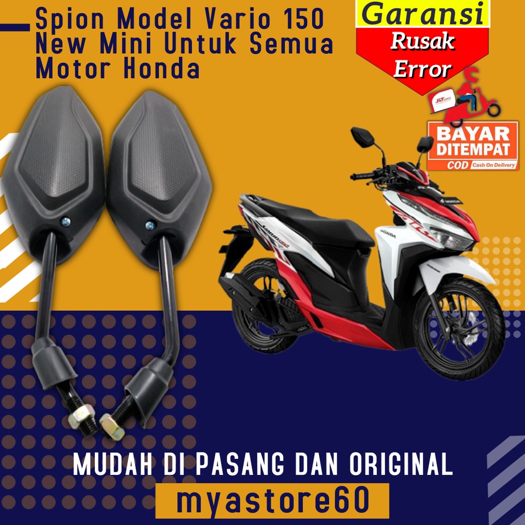 Spion Sepion Model Aksesoris Variasi Sparepart Honda Vario 150 Spion New Mini Untuk Semua Motor Honda Original Standart