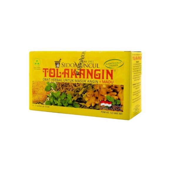 Sido Muncul Jamu Tolak Angin Cair + Madu 5X15ml
