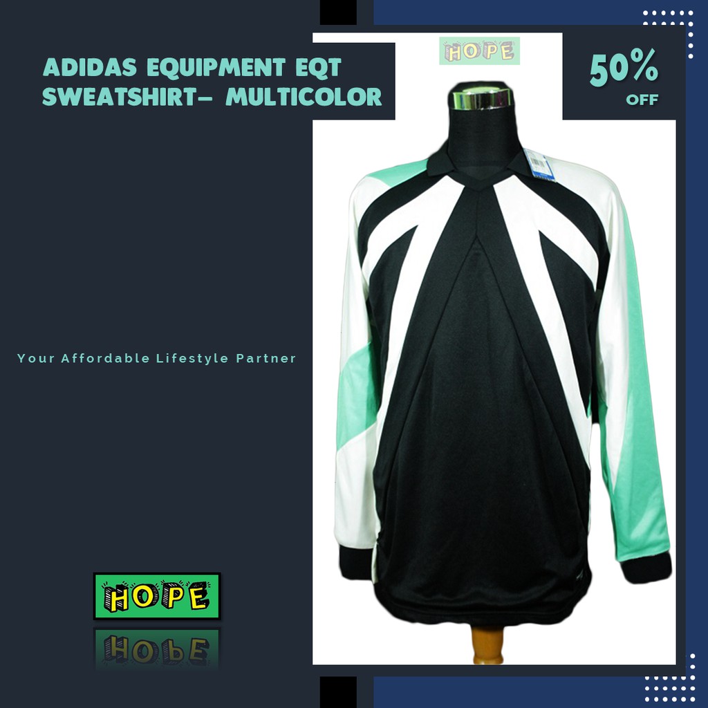 Original BNWT Adidas Equipment EQT Sweatshirt - Multicolor