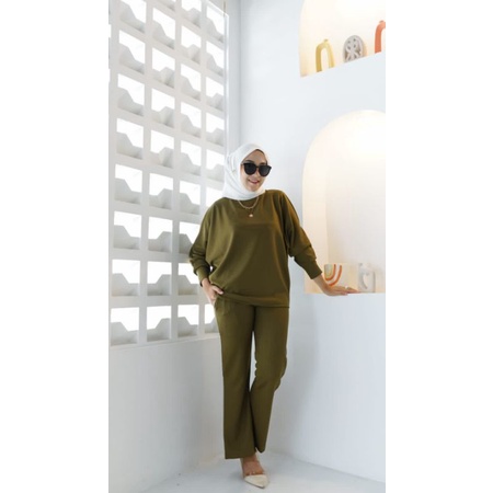 one set knit// setelan knit// diva set