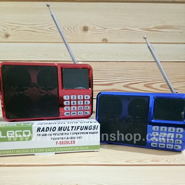 Speaker Portable FLECO F-S828LED - Radio & Mp3