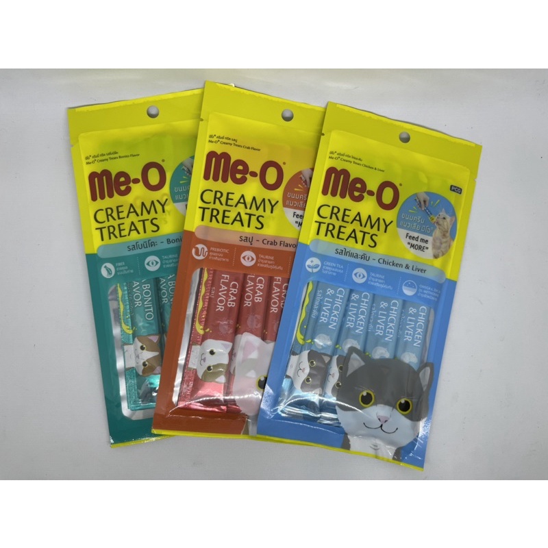 Me-O meo me o Creamy Treats Snack Kucing / Cat Food 1 x 15gr 1pcs