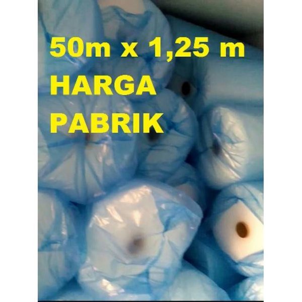 

BUBBLE WRAP ROLL PLASTIK BUBBLEWRAP 50 Meter x 1 25 Meter GROSIR BUBBLEWRAP JAKARTA DEPOK Diskon