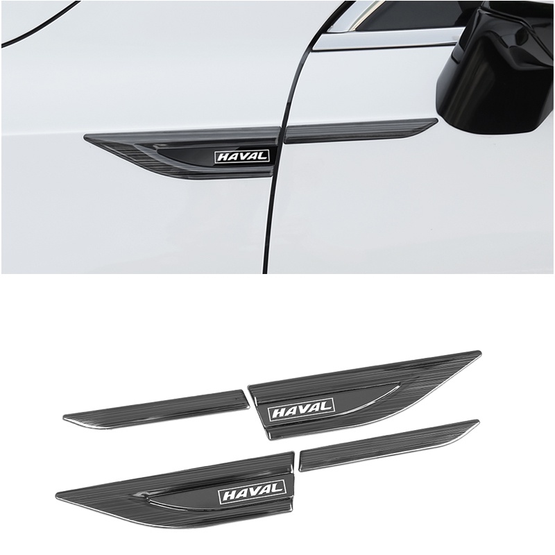 1 Set Stiker Emblem Haval H6 Jolion 2021 Bahan Stainless Steel Untuk Fender Pintu Mobil