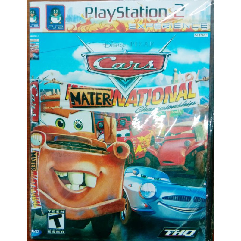 Kaset Ps2 Game Cars - Disney Pixar