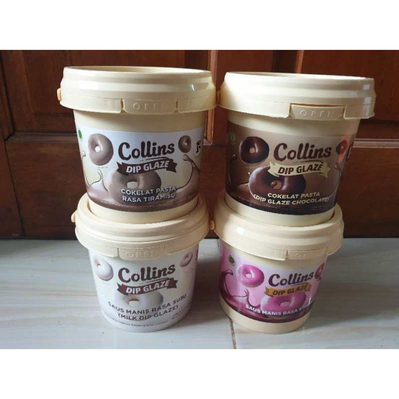 

Collins Dip Glaze 1kg /Toping Donat Variant Rasa
