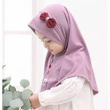 jilbab bayi / hijab bayi / jilbab anak bella pita / kerudung baby pita 0-3thn / kerudung bayi