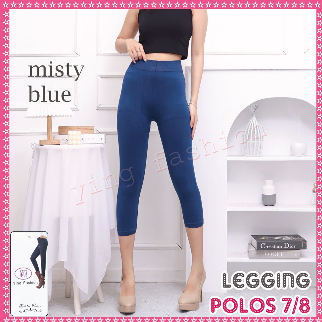 Legging Polos 7/8 / Legging 701 901-2 / Legging Pendek wanita / Legging Polos Pendek / Legging import / ying fashion