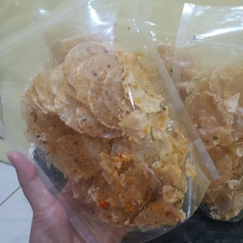 

Keripik Kaca Elod daun jeruk