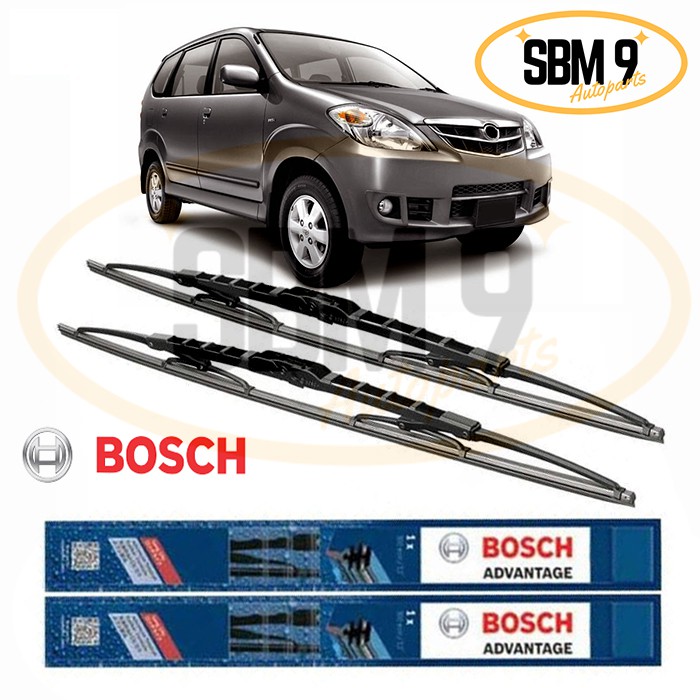 Wiper Mobil Toyota Avanza 2008 Bosch Advantage Sepasang (2pcs)