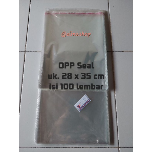 28 x 35cm | PLASTIK BENING OPP  | PLASTIK OPP SEAL